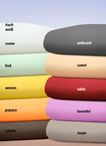 Luxus-Spannbetttuch aus feinster Baumwolle 