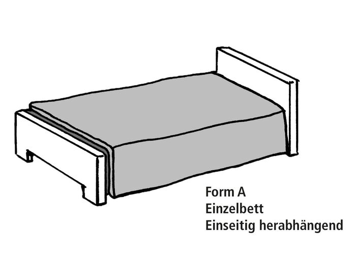Edel gl&auml;nzende Tagesdecke und Kissenbez&uuml;ge mit Steppung in Muscheloptik 