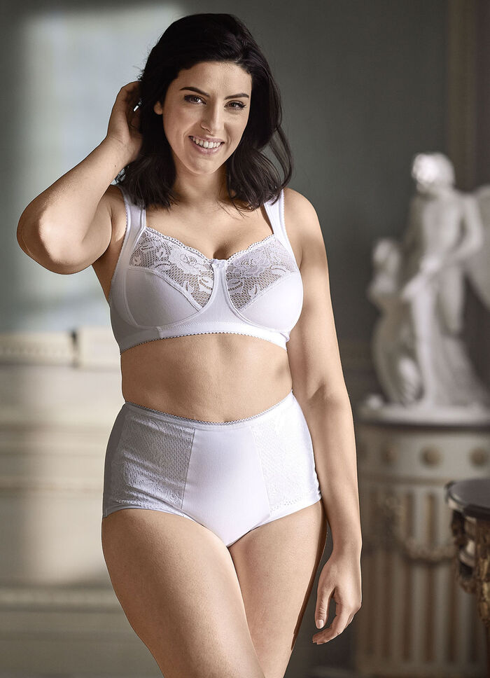 Miss Mary BH mit elastischen Spitzeneinsätzen WEISS