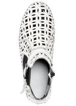 Gemini, sommerliche Damen-Boots, Weite G, mit herausnehmbarem Fußbett WEISS-SCHWARZ