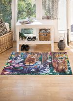 Fu&szlig;matte mit rutschhemmende R&uuml;ckseite 