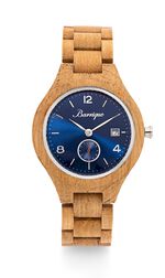 Einzigartige Herrenuhr aus Eichenholz 