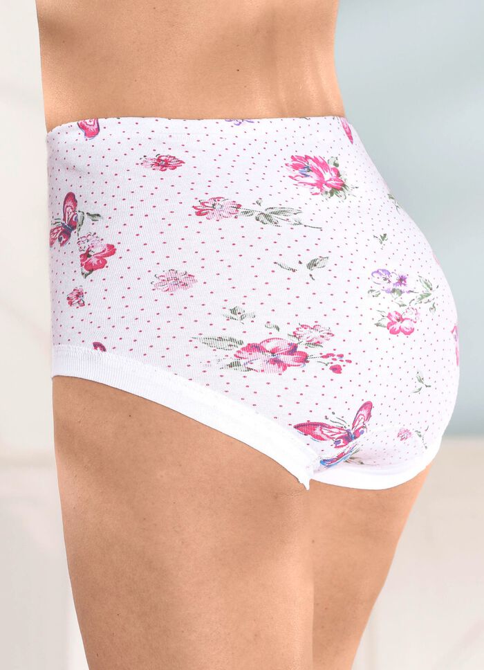 F&uuml;nferpack Slips mit auswechselbarem Gummizug im Bund 