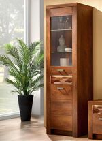 Wohnzimmermöbelprogramm mit LED-Beleuchtung ESCHE HELL