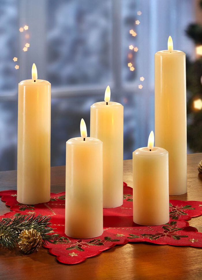 Batteriebetriebene LED-Kerzen, 5er-Set 