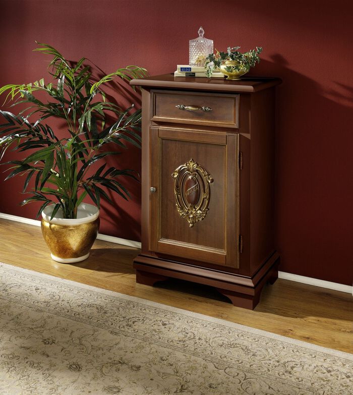 Italienische M&ouml;belserie mit hochwertiger Holz-Applikation 