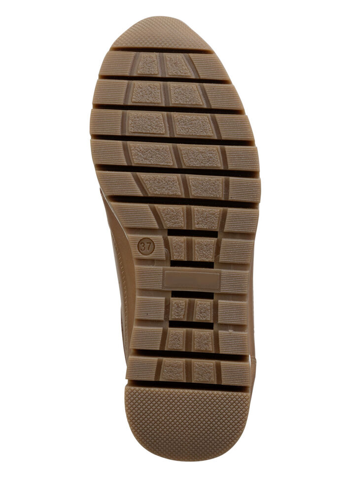 ELENA EDEN, sportliche Damen-Sneaker, Weite H, mit herausnehmbarem Fußbett CAMEL