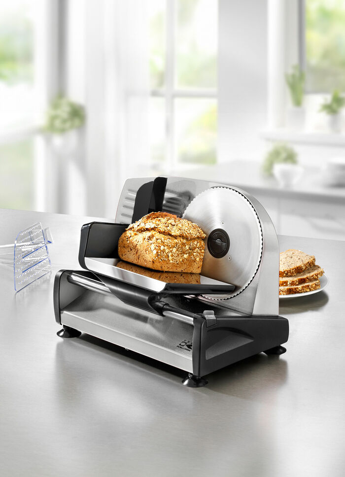 Metall-Allesschneider mit Funktionsschalter f&uuml;r Dauerbetrieb 