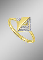 Edler Damenring mit Diamanten 