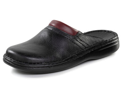 GINO GALANTE Pantolette aus genarbtem Rind-Nappaleder 