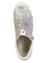 ELENA EDEN, sommerliche Damen-Boots, Weite H, mit herausnehmbarem Fu&szlig;bett ECRU-BUNT