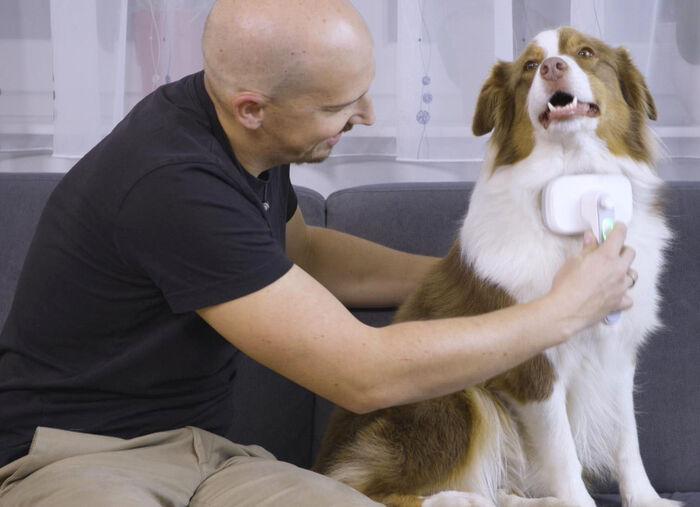 "PiddiPet IonBrush" Tierhaarb&uuml;rste  