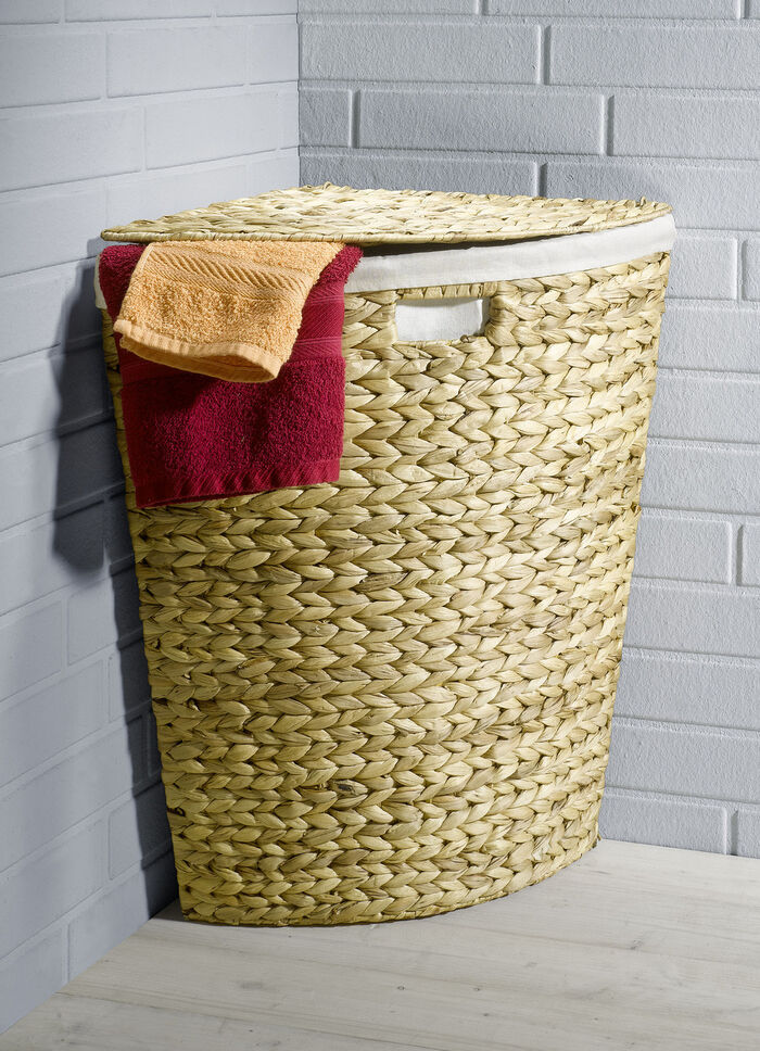 Wäschekörbe aus Wasserhyazinthe NATUR