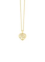 Vergoldeter Anh&auml;nger mit Zirkonia 