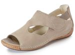 Waldl&auml;ufer, bequeme Damen-Sandalen, Weite H, mit herausnehmbarem Fu&szlig;bett SAND