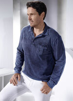 Poloshirt in 2 Farben INDIGOBLAU
