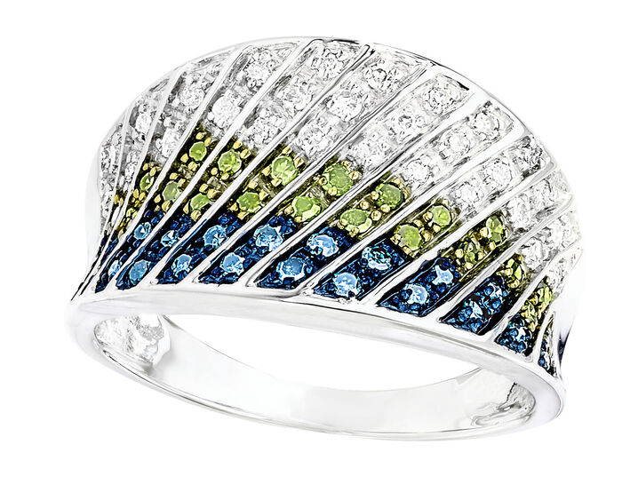 Damenring mit 69 Diamanten 