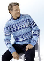 Ausdrucksvoller Pullover mit Rundhalsausschnitt