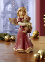 Engel mit Teddy aus dem Hause Goebel BORDEAUX