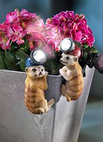 Solar-Topf-Deko "Erdm&auml;nnchen", 2er-Set 