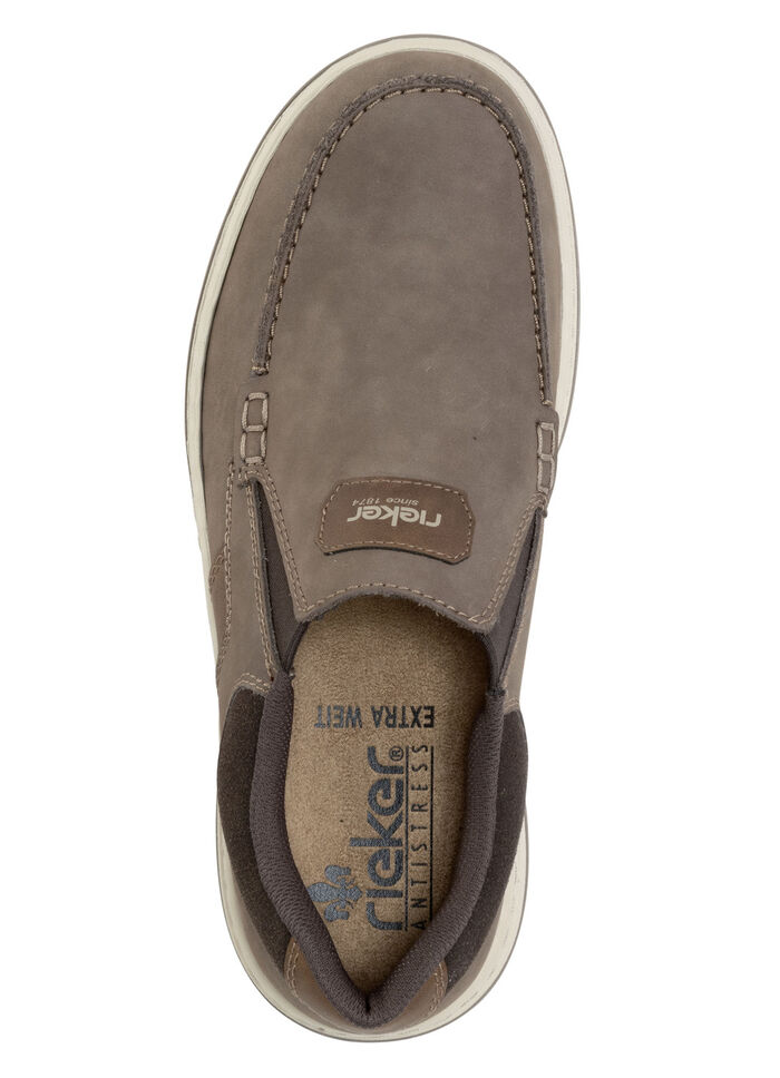 Slipper aus Nappaleder TABAKBRAUN-MOKKA