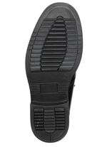 GINO GALANTE, gef&uuml;tterte Herren-Stiefeletten, Winterschuhe, mit Lammfell SCHWARZ