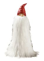 Wichtel aus Steinharz WEISS-ROT