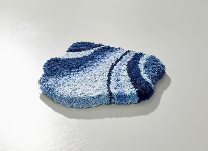 Tolle Badgarnitur in barfu&szlig;weicher Qualit&auml;t BLAU