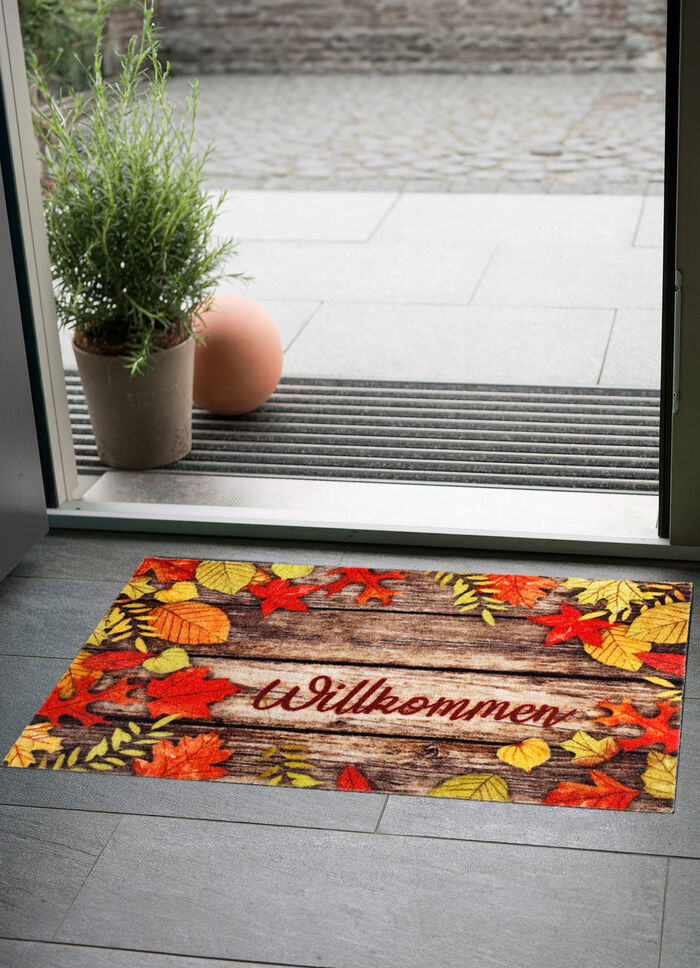 Fußmatte Herbstblätter mit rutschhemmender Rückseite BUNT