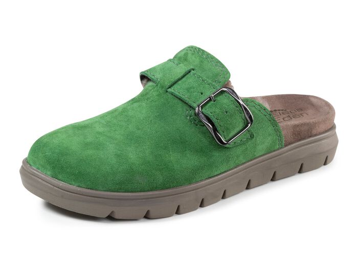 ELENA EDEN Clog mit verstellbarer Spange GR&Uuml;N