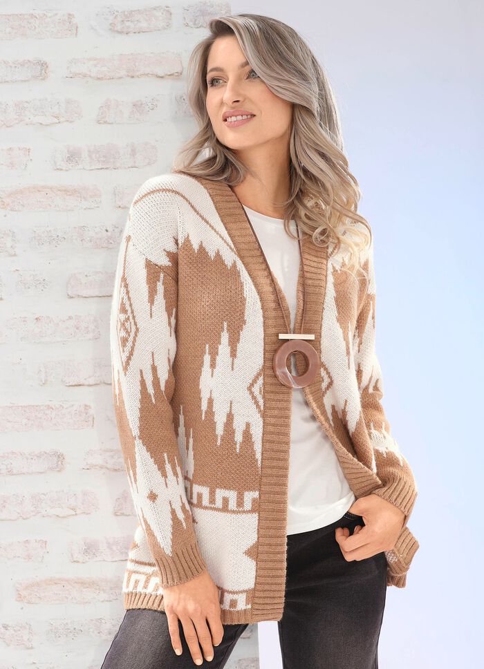 Strickjacke in Kuschelqualit&auml;t 