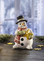 Schneemann mit Swarovski-Stein von Goebel 