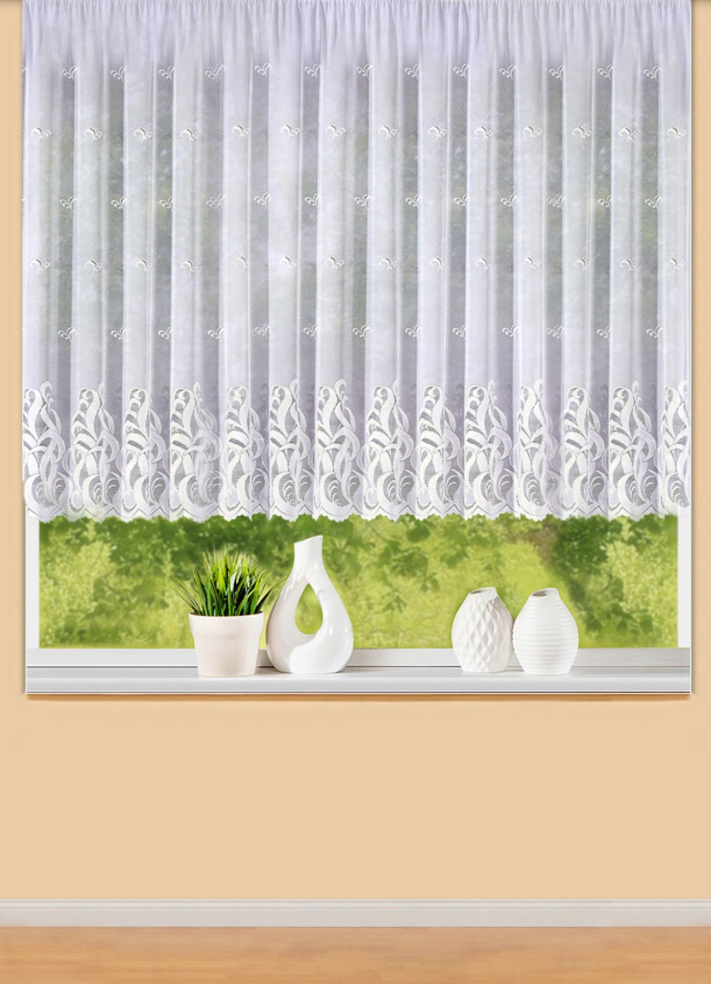 Moderne Gardinen Fur Blumenfenster